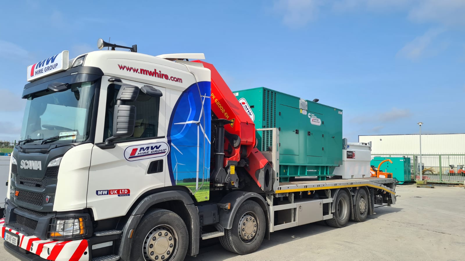New Cummins 330KVA and Western fuel tank SOLD to a construction company in Dublin